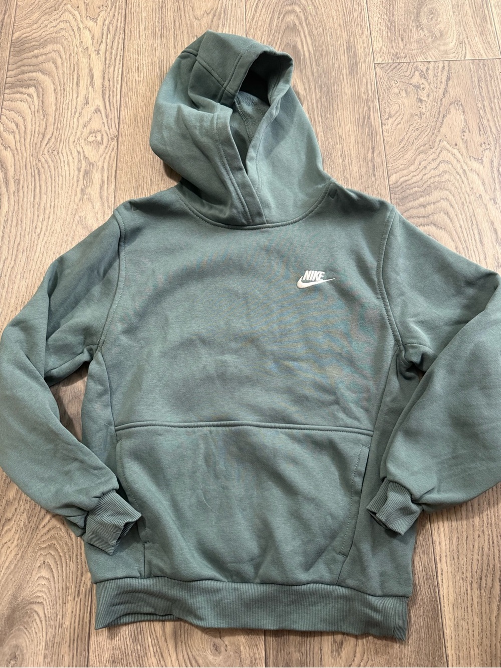 Nike green hoodie youth Large